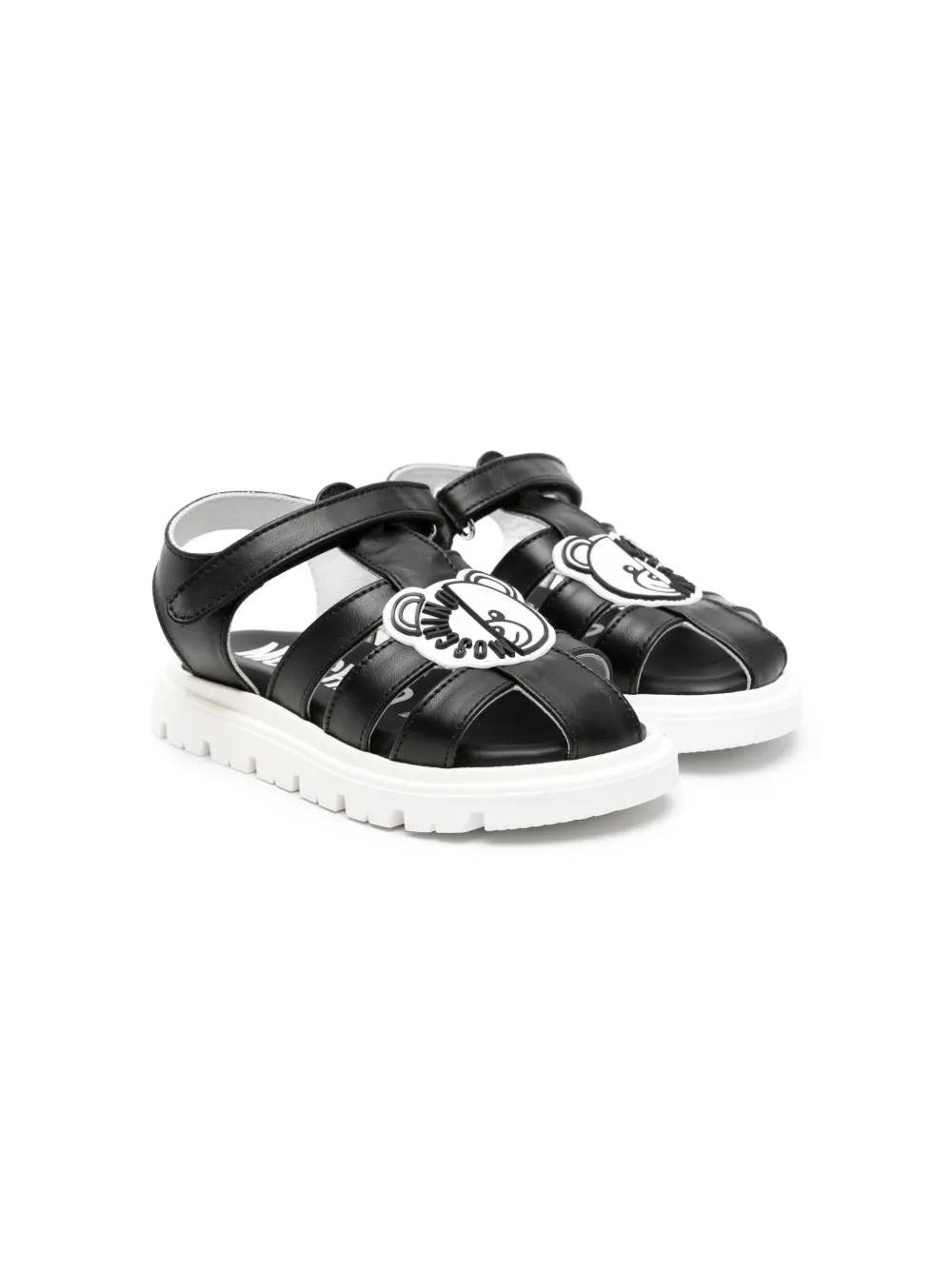 

Сандалии с аппликацией Teddy Bear Moschino Kids, черный