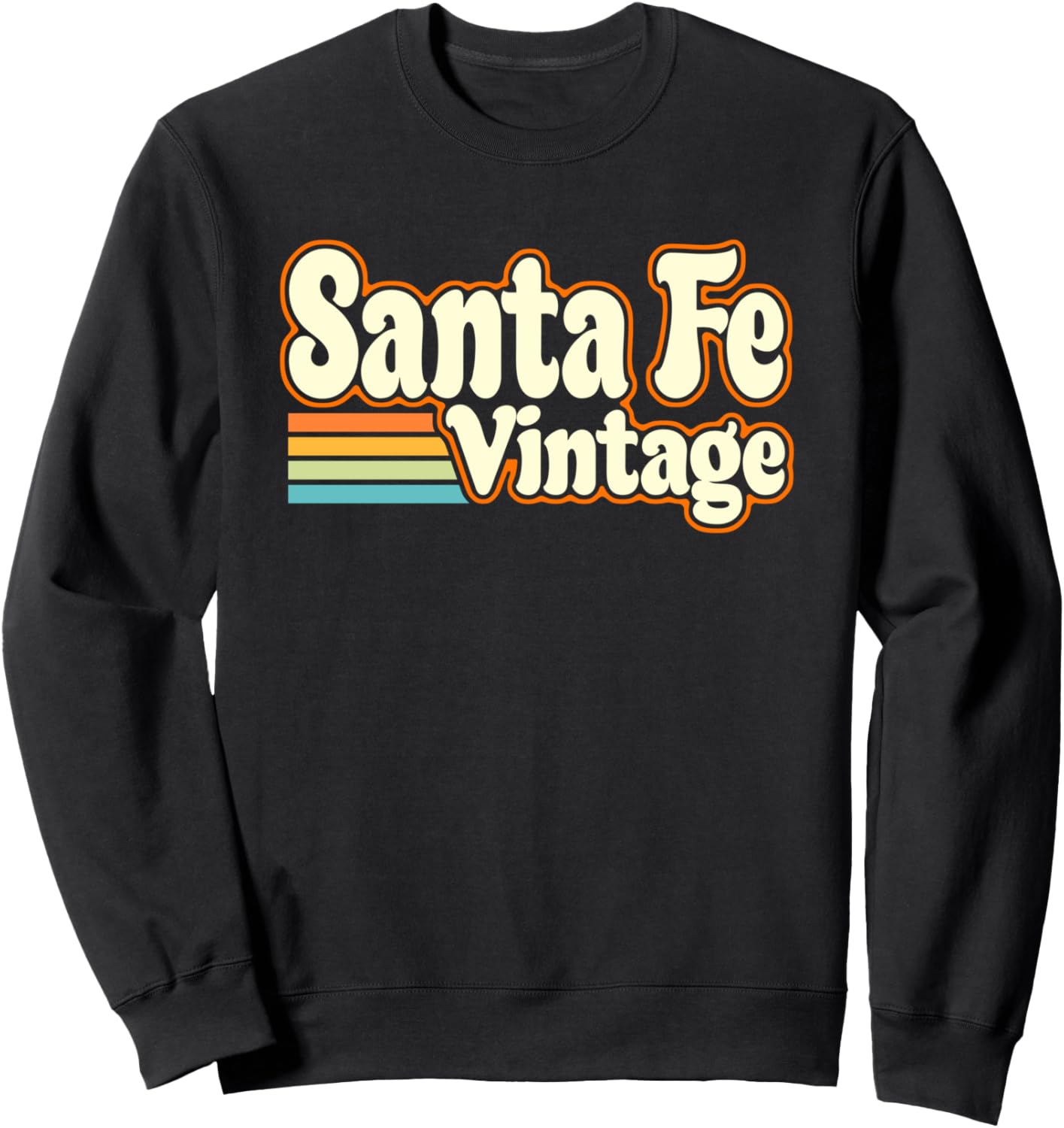 

Винтажная толстовка Santa Fe, черная, Черный, Винтажная толстовка Santa Fe, черная