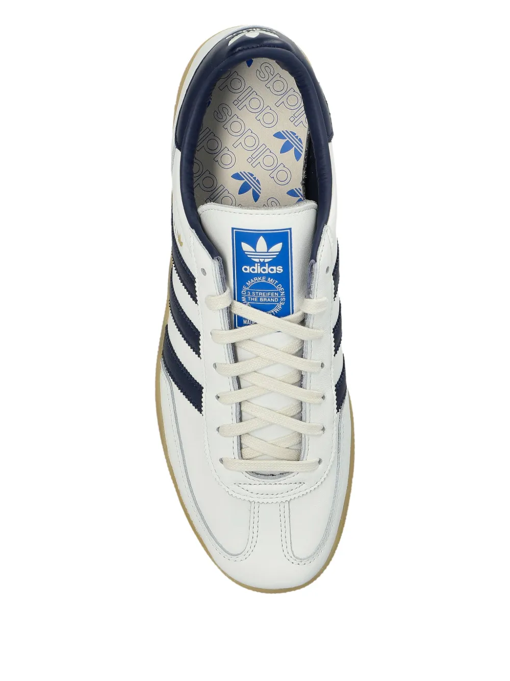 Кроссовки Spezial на шнуровке с тремя полосками Adidas, белый — фото 3