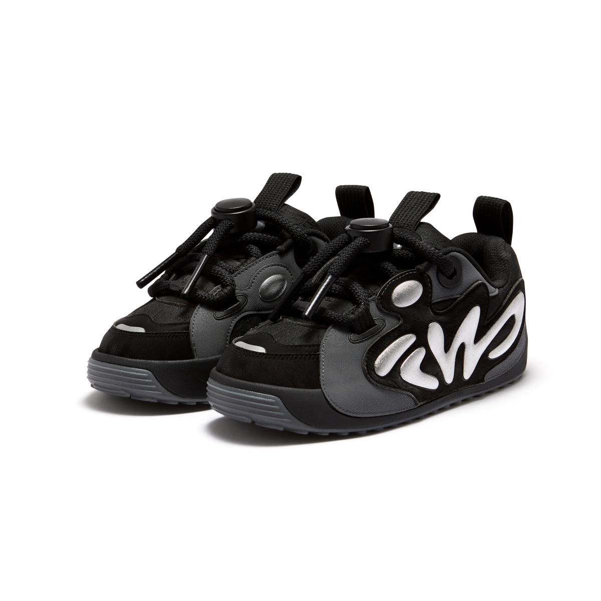FILA KIDS Heritage FHT повседневная обувь black/castle gray детская — фото 4
