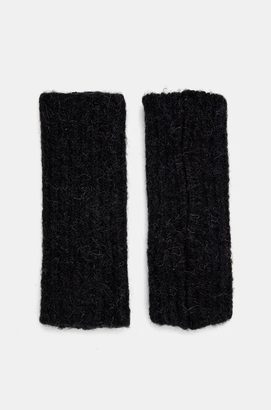 

Утепленные носки из альпаки Answear.Lab, черный