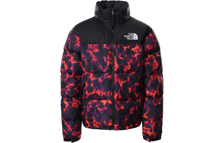 

THE NORTH FACE Мужской пуховик, цвет limited edition volcanic lava color