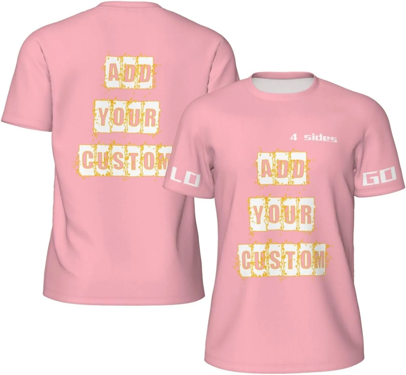 

Футболка с принтом на все стороны