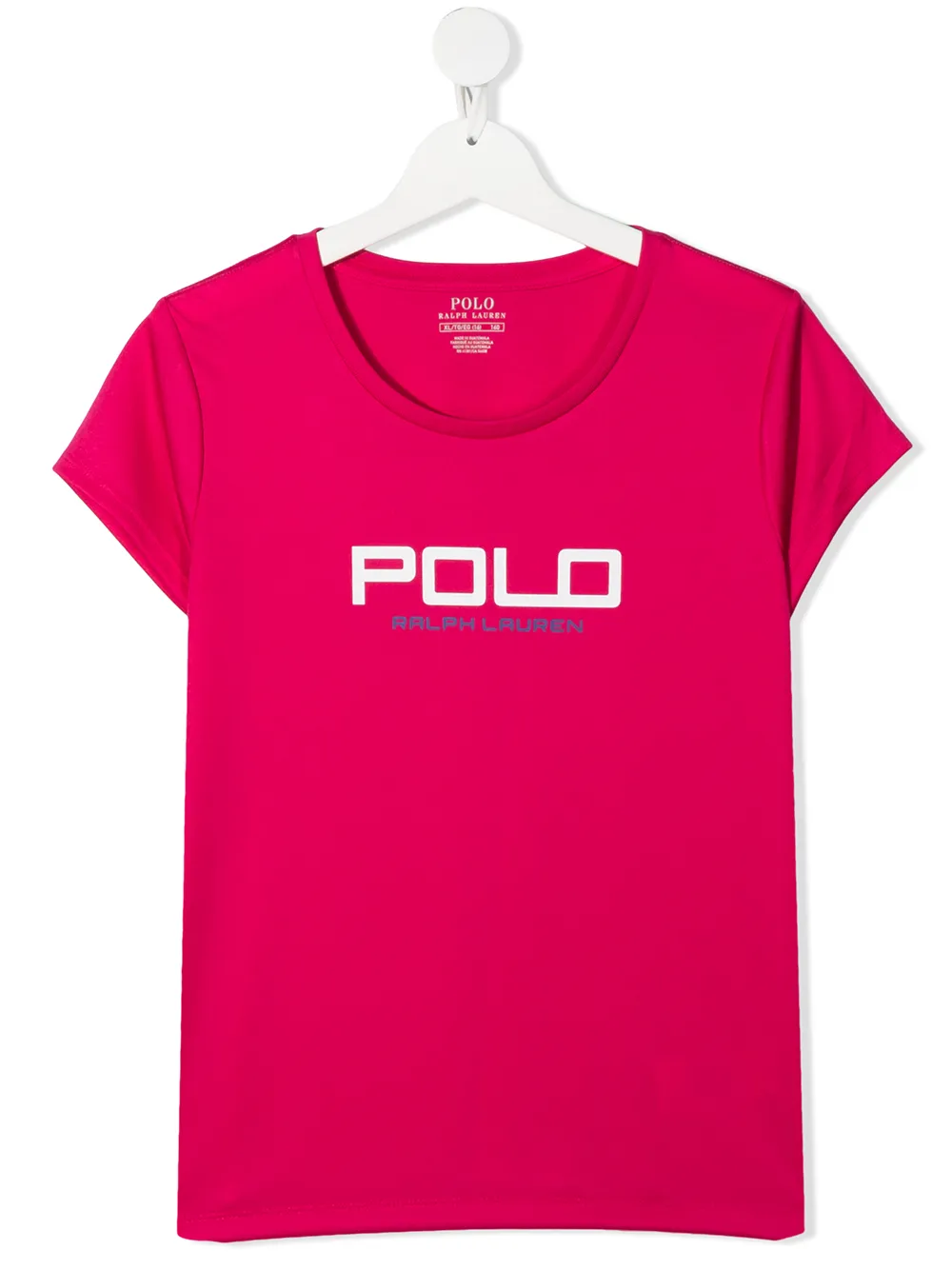 

Футболка с логотипом POLO RALPH LAUREN KIDS, розовый