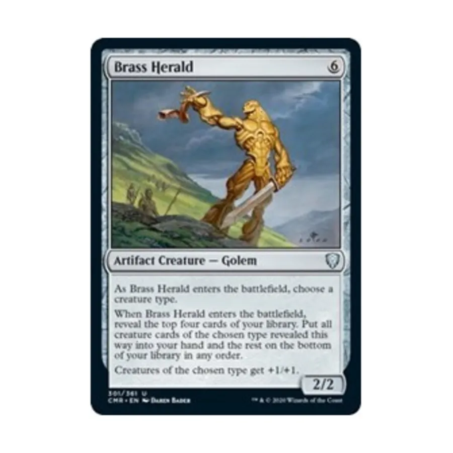 

CCG Латунный Вестник (U), MTG - Commander Legends