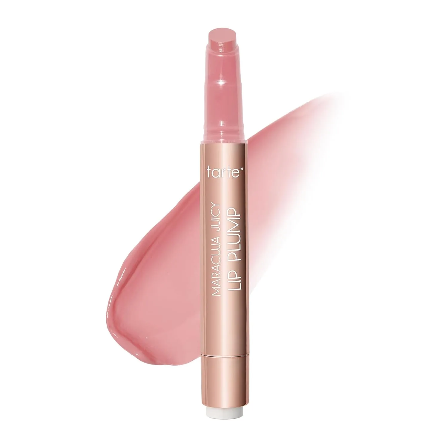 Tarte Maracuja Juicy Lip Plump - увлажняющий и объемный блеск-бальзам для губ с питательной гиалуроновой кислотой и витамином E, Vegan & Cruelty-Free, cherry blossom