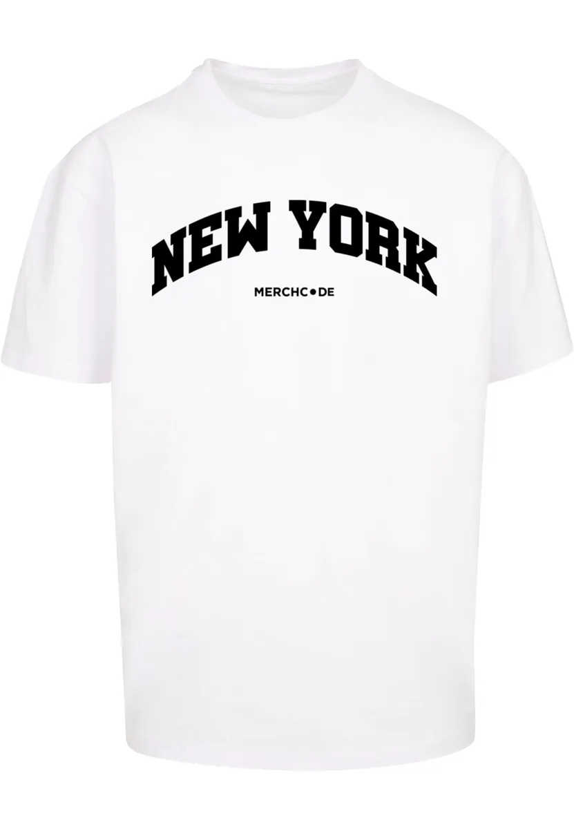 

Футболка Merchcode " Merchcode Men's New York Wording - Heavy Oversize Tee", белый