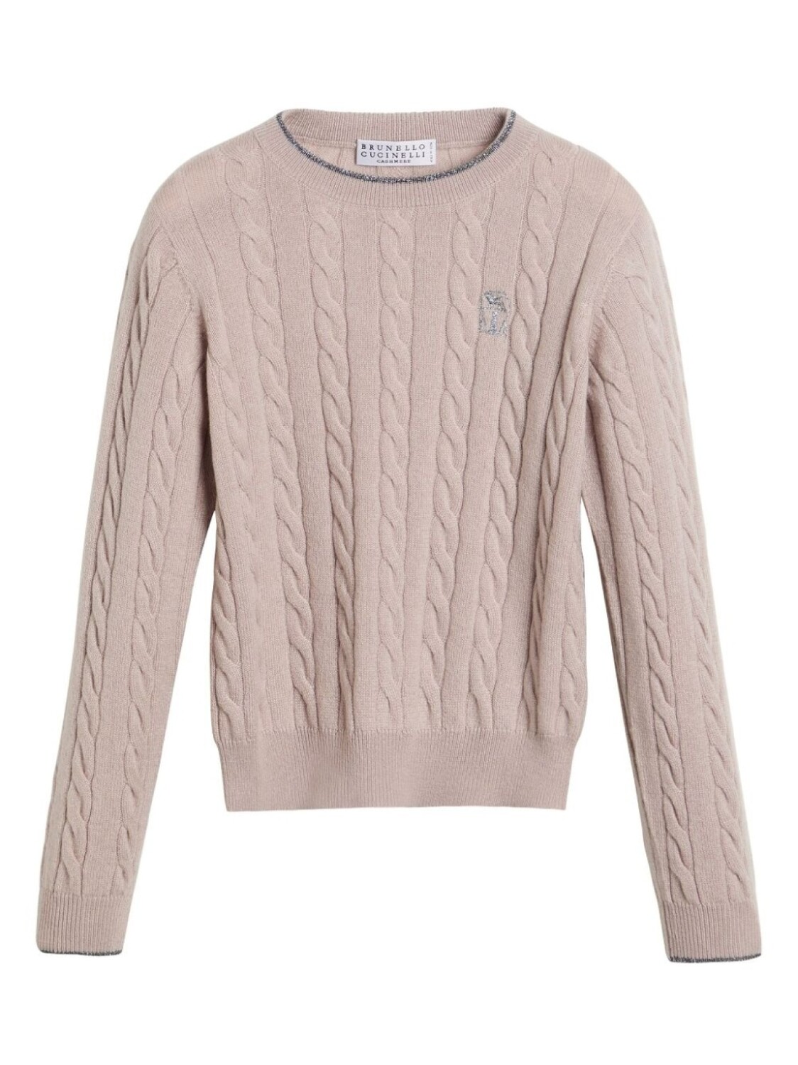 

Детский кашемировый свитер Brunello Cucinelli Brunello Cucinelli Kids, розовый