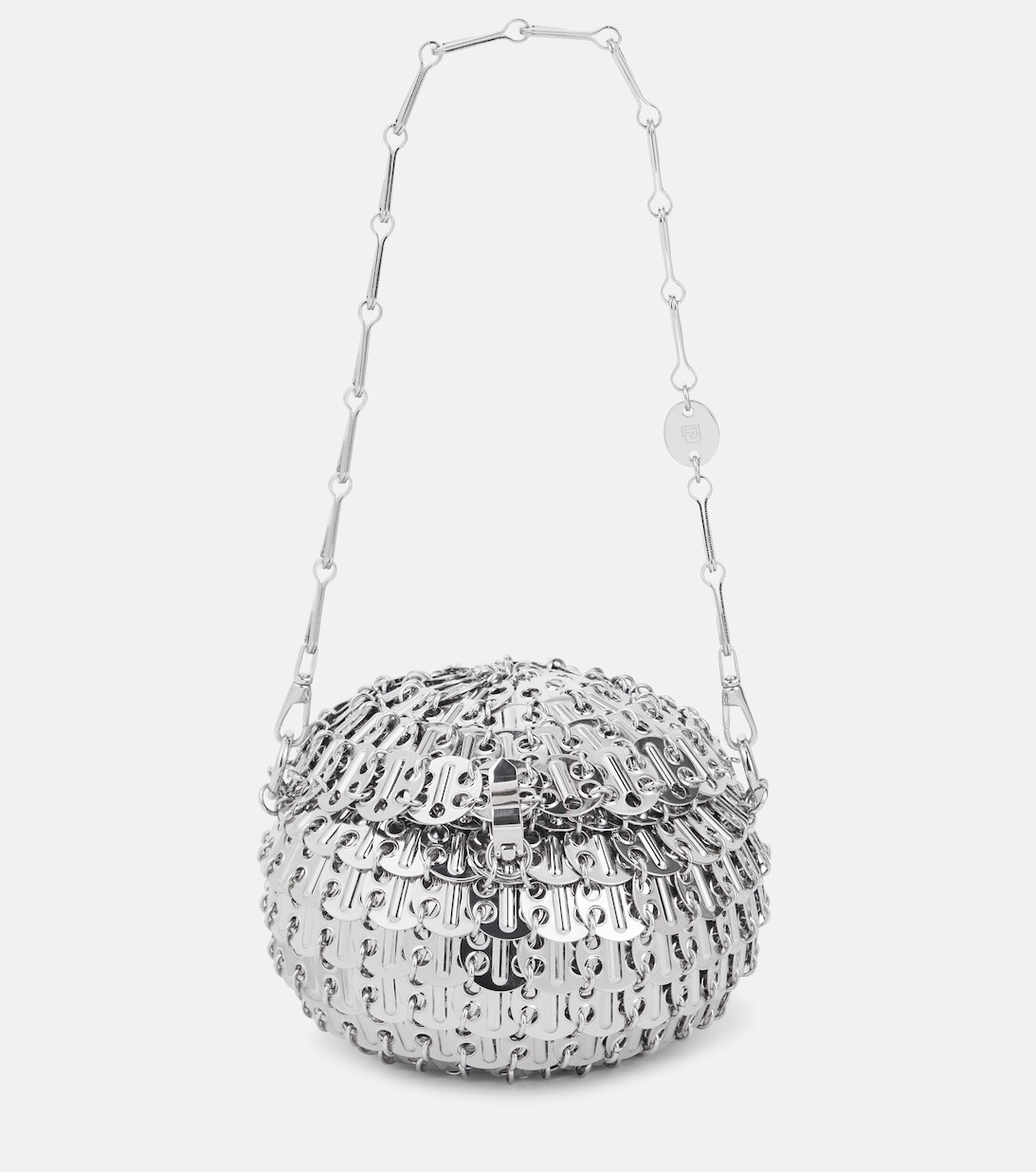 

Сумка через плечо Ball 1969-го года Paco Rabanne, серебряный, Серый, Сумка через плечо Ball 1969-го года Paco Rabanne, серебряный