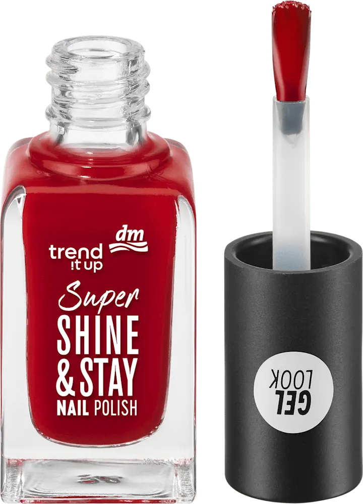 

Лак для ногтей trend !t up Nagellack Super Shine & Stay 910 Red, 8 ml