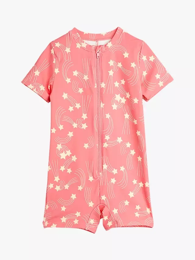 Детский УФ-комбинезон Starfall, розовый Mini Rodini
