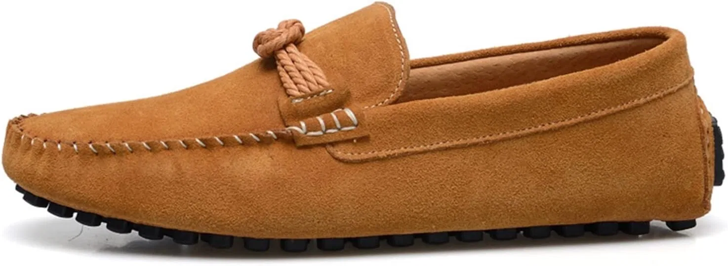 Мокасины мужские, легкие, классические слипоны, Light Brown