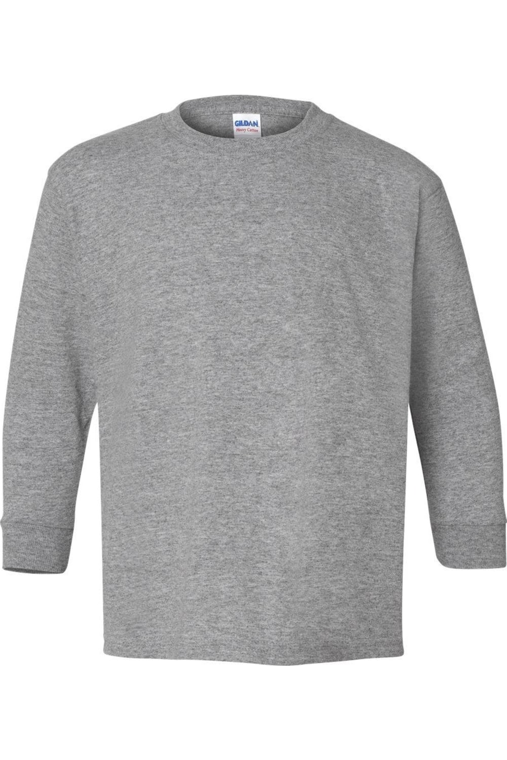 

Футболка Gildan Heavy Cotton Youth с длинным рукавом, цвет sport grey