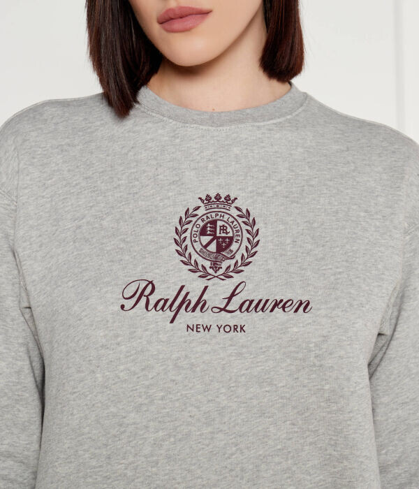 Толстовка Polo Ralph Lauren Regular Fit, серый — фото 4