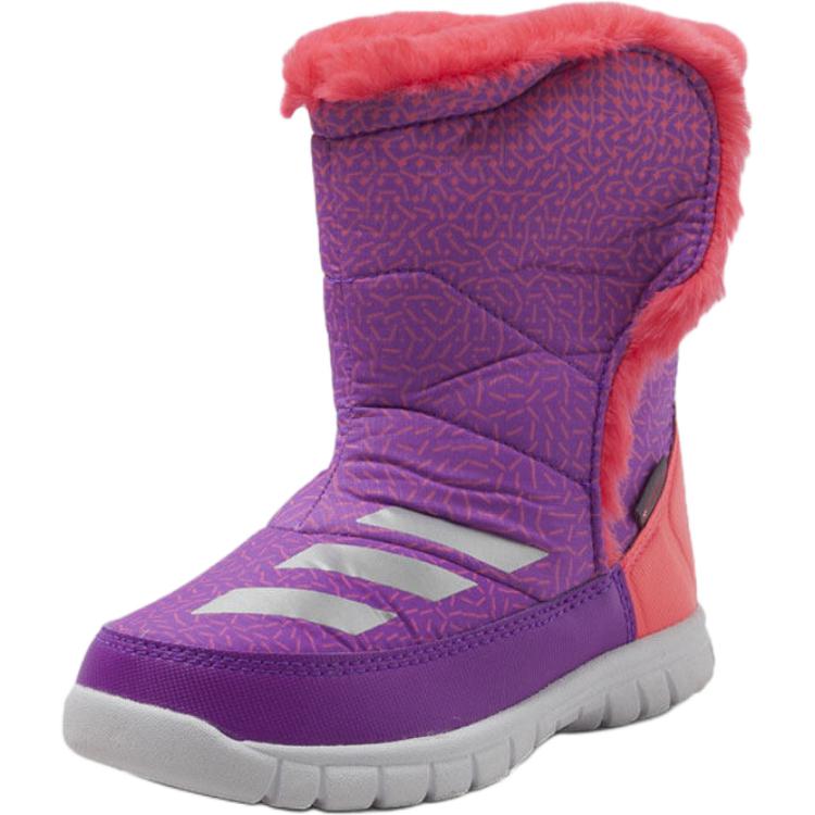 Adidas Антискользящие износостойкие детские ботинки Fuchsia для малышей — фото 3