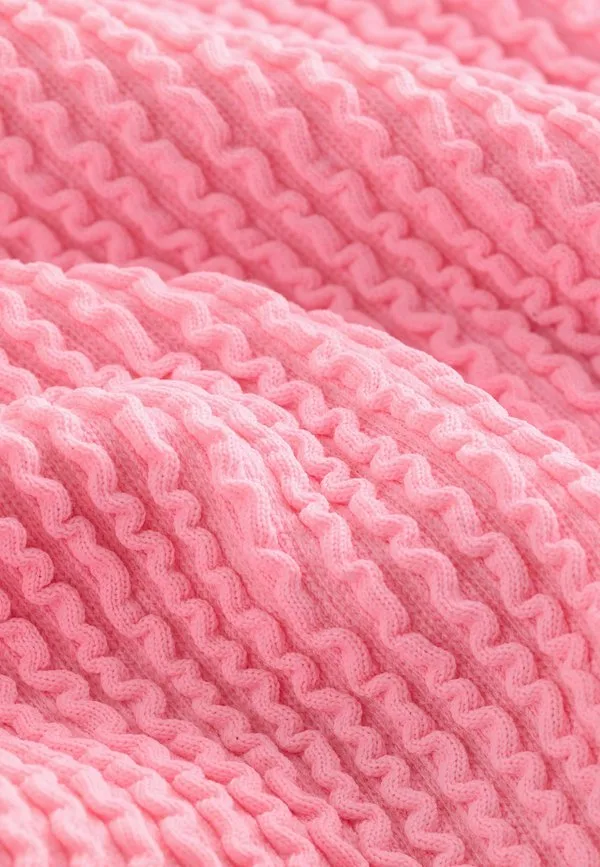 Плавки от бикини стандартного кроя Next, Neon Pink Crinkle — фото 3