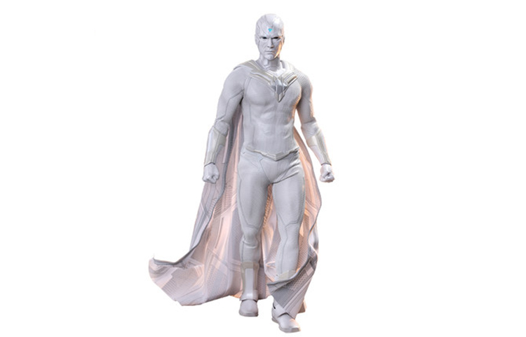 

Фигурка Vision Wanda White, масштабные фигурки 31,5 см Hot Toys, белый vision