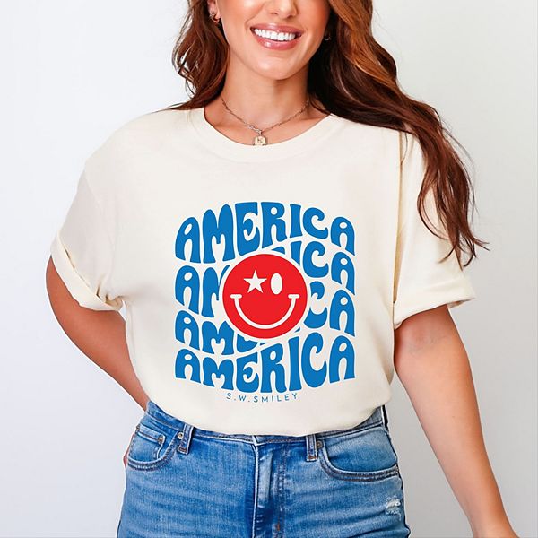 

SWSmiley america футболка garment dyed Simply Sage Market, Зеленый, SWSmiley america футболка garment dyed Simply Sage Market