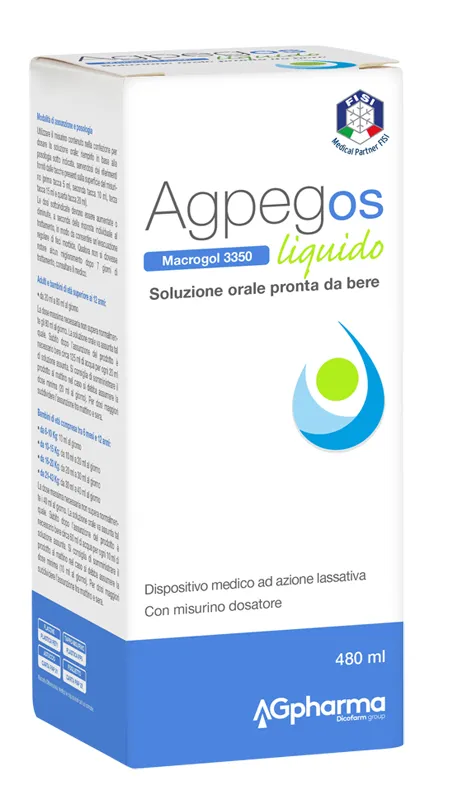 

AgpegOS Magrocol 3350 Жидкая слабительная добавка 480 мл Ag Pharma