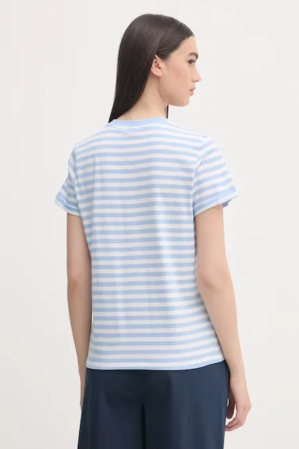 Футболка с полосками STRIPE CREW NECK U.S. Polo Assn., синий — фото 3