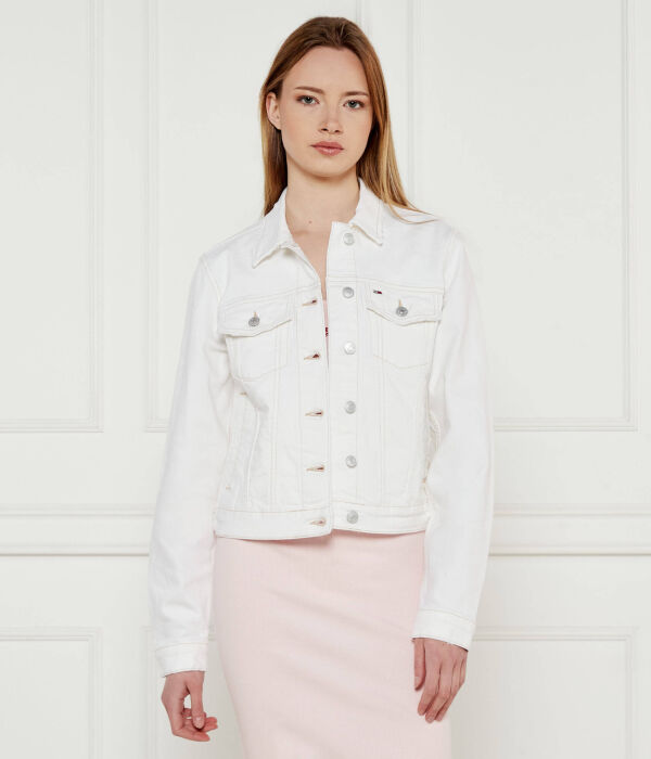

Джинсовая куртка дальнобойщика Regular fit Tommy Jeans, белый