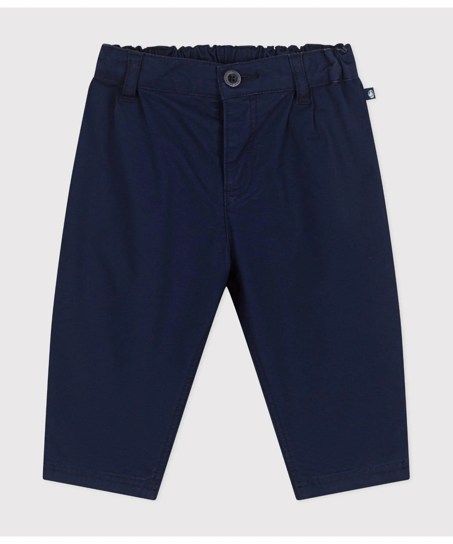 Брюки из саржи PETIT BATEAU, Navy — фото 3