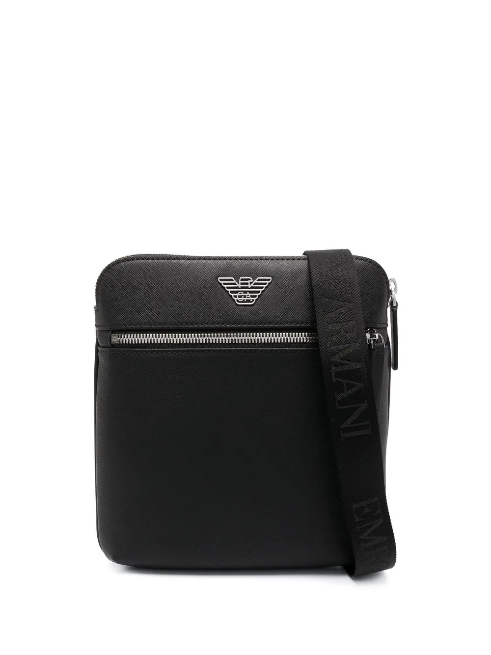 

Маленькая сумка-мессенджер из искусственной кожи EMPORIO ARMANI, черный