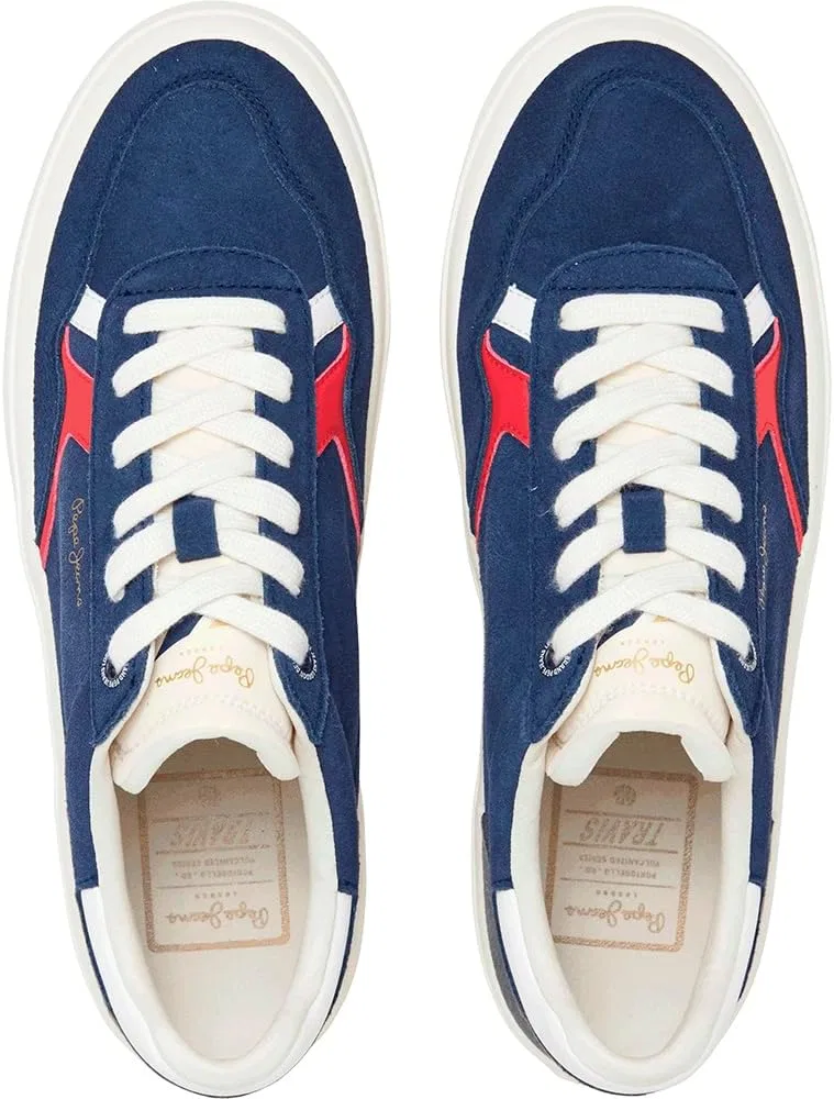 Мужские кроссовки Pepe Jeans Travis City размера M, Blue Ocean Blue — фото 4