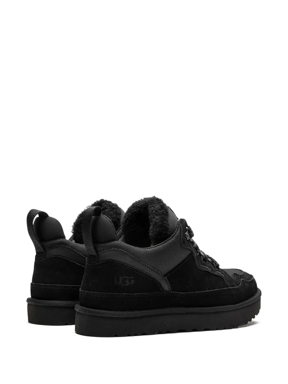 Мужские ботинки UGG Lowmel комбинированные утепленные, черный — фото 3