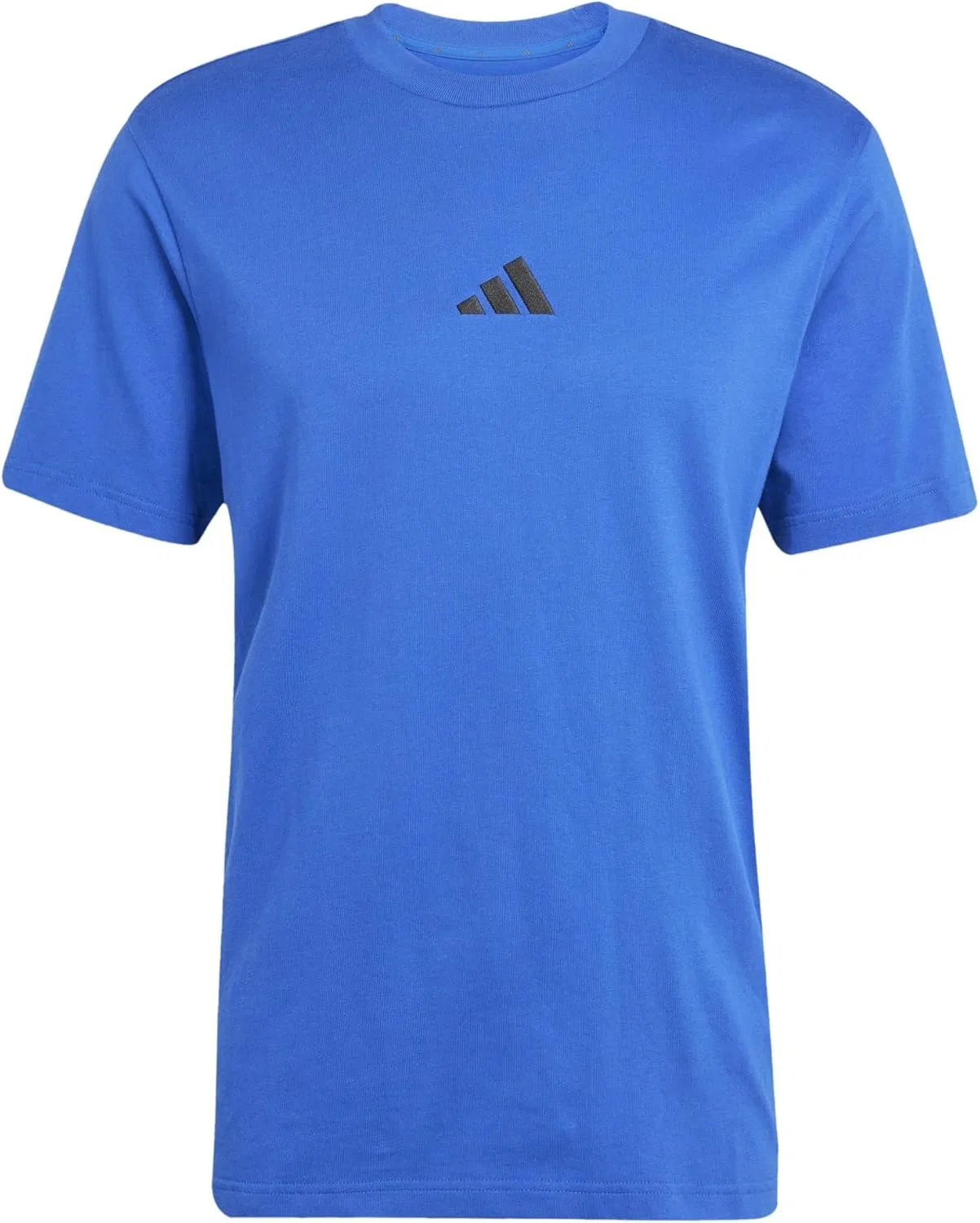 Футболка с тремя полосками adidas, цвет Team Royal Blue/Black