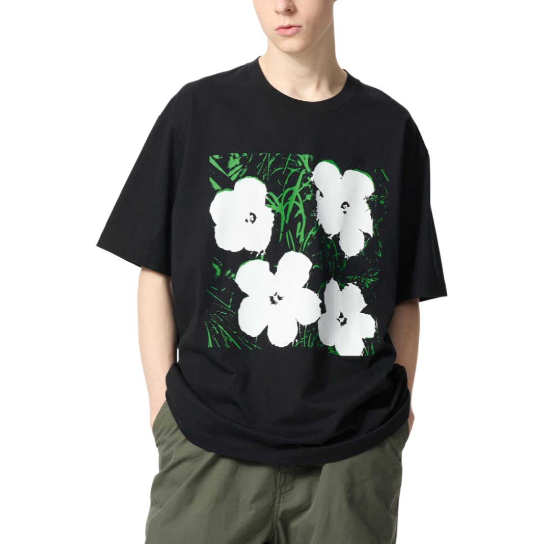 UNIQLO Футболка Andy Warhol × Andy Warhol SS25 Unisex Black — фото 4