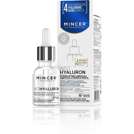 

Mincer Pharma Neo Hyaluron Hydrolifting Увлажняющая лифтинг-ампула с гиалуроновой кислотой 15 мл, Mincer Est. Pharma 1989