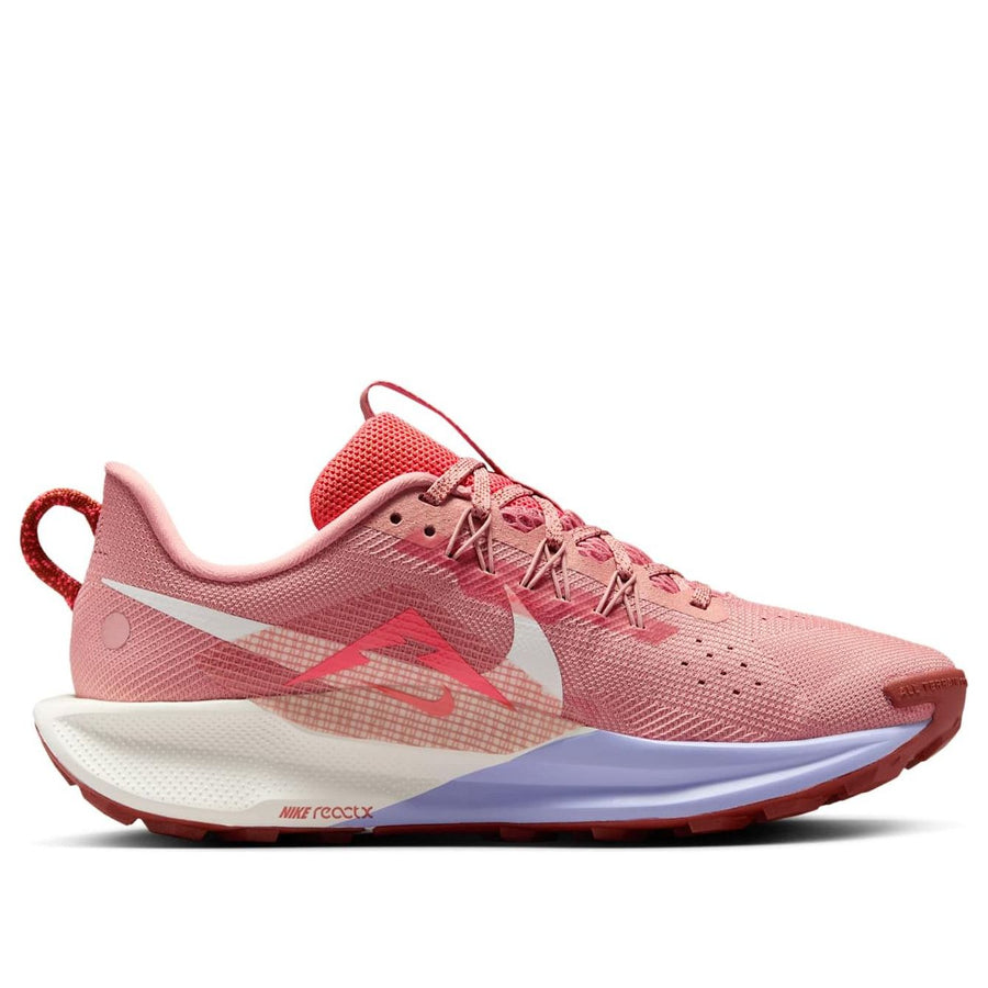 Кроссовки (WMNS) Nike React Pegasus Trail 5 'Red Stardust Sail Lilac Ice Mars Stone', красный — фото 2