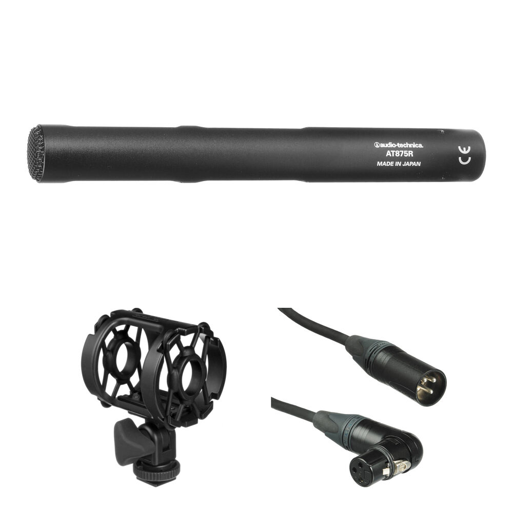 

Комплект микрофона Audio-Technica AT875R Short Shotgun с креплением Shockmount и кабелем XLR