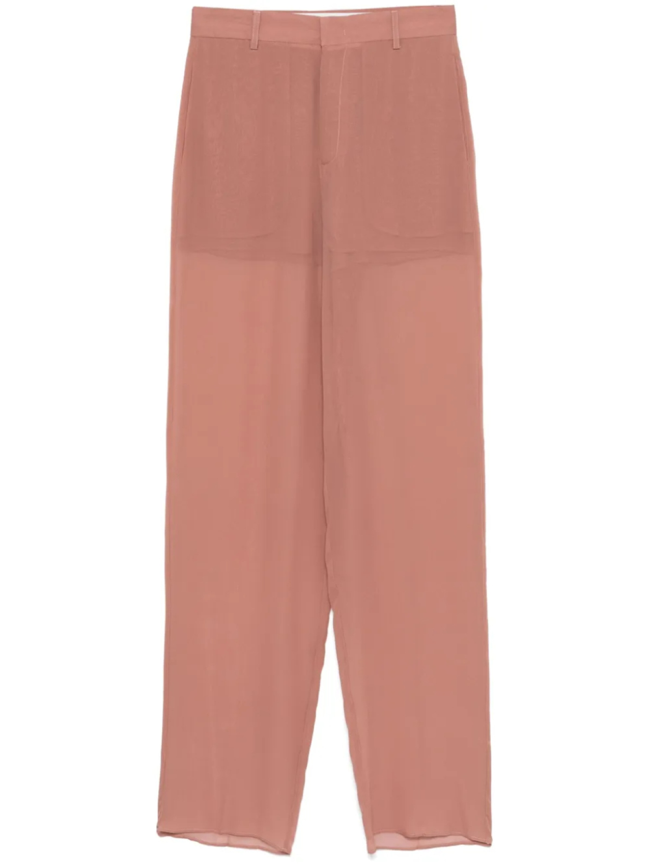 

Blumarine брюки из ткани жоржет, розовый