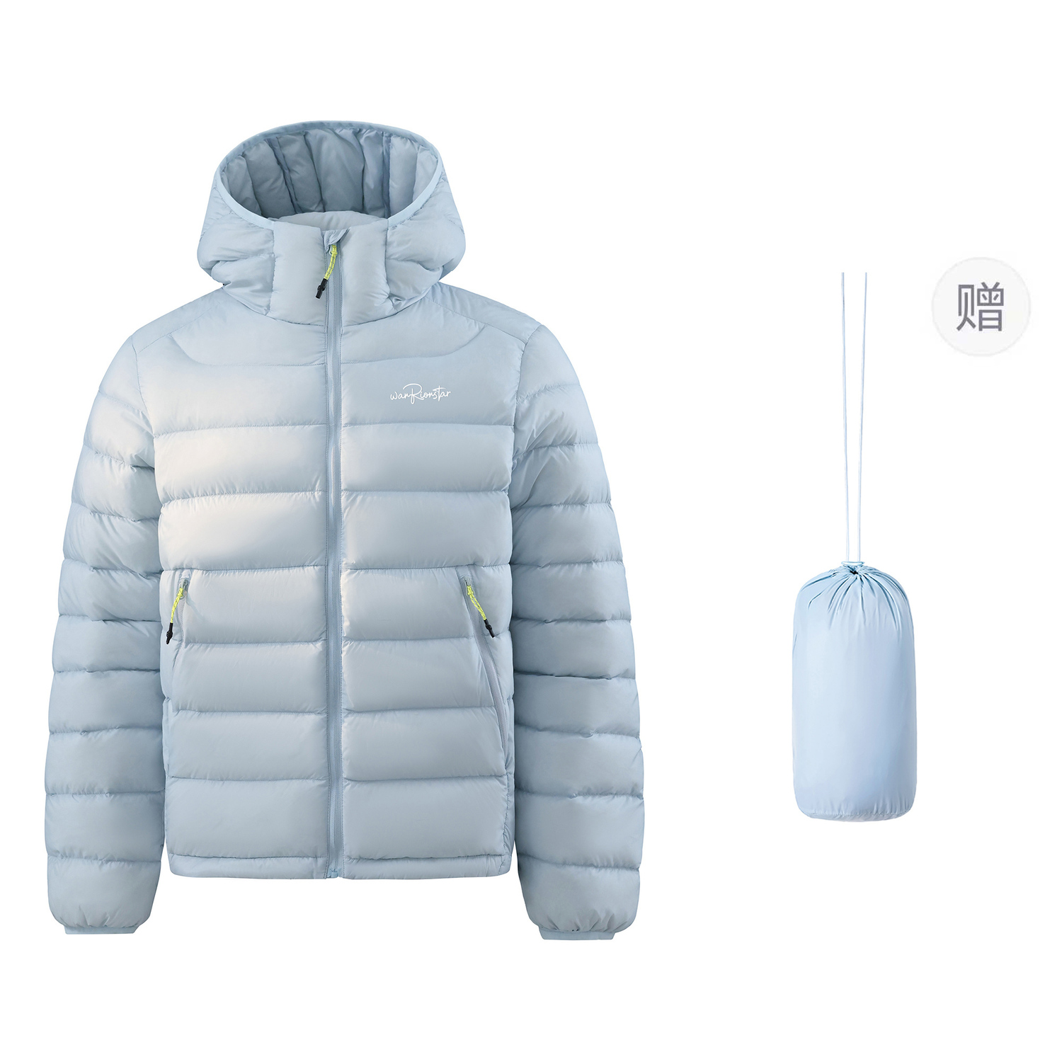 

Пуховик Unisex WARRIOR, moonсветло-синий (includes 3-in-1 storage bag)