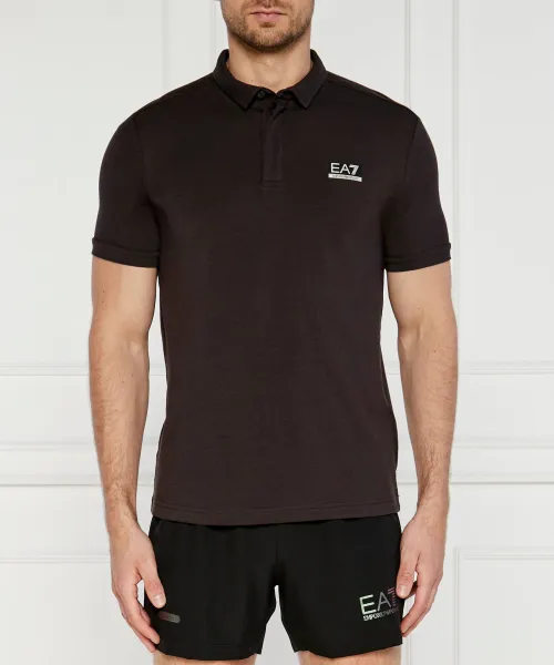 

Футболка поло Regular fit Ea7, черный