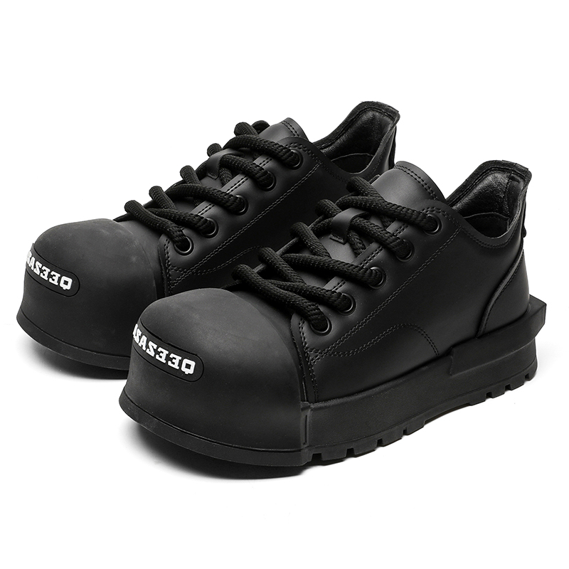 

KUNGFUDEER Низкие повседневные кроссовки унисекс черные, цвет Black