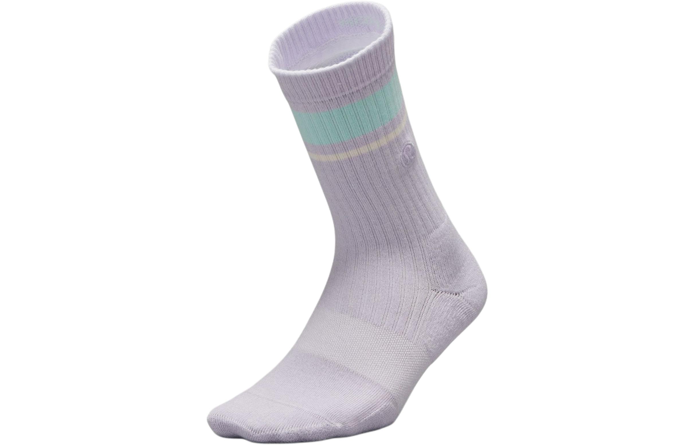 

Носки до середины икры женские 1 упаковка Lululemon, 1 Pack (Heathrow Lilac Ether/Ideal Mint)/Wild Mint