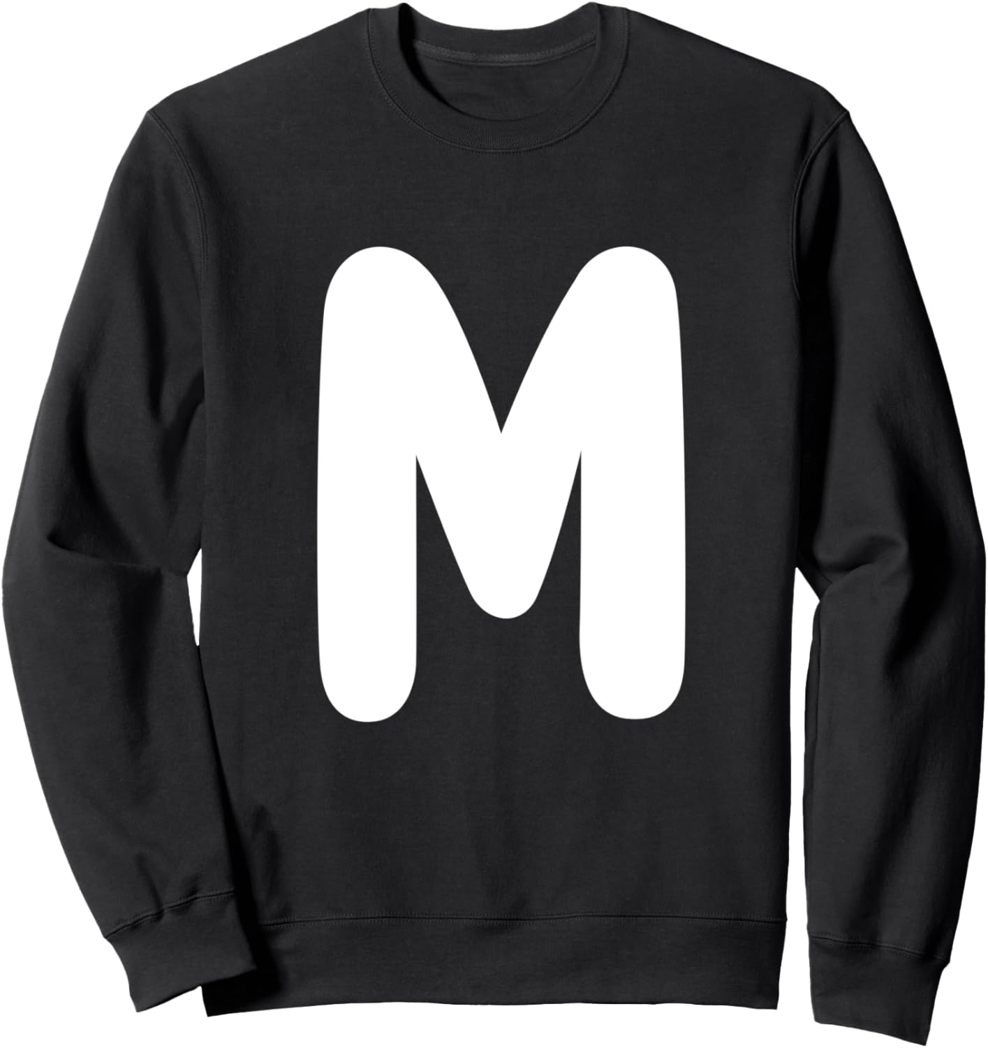 

М Цифры Буквы Символы Буквы Инициалы Толстовка Funny Numbers And Letters Clothing Men Women Kids, черный