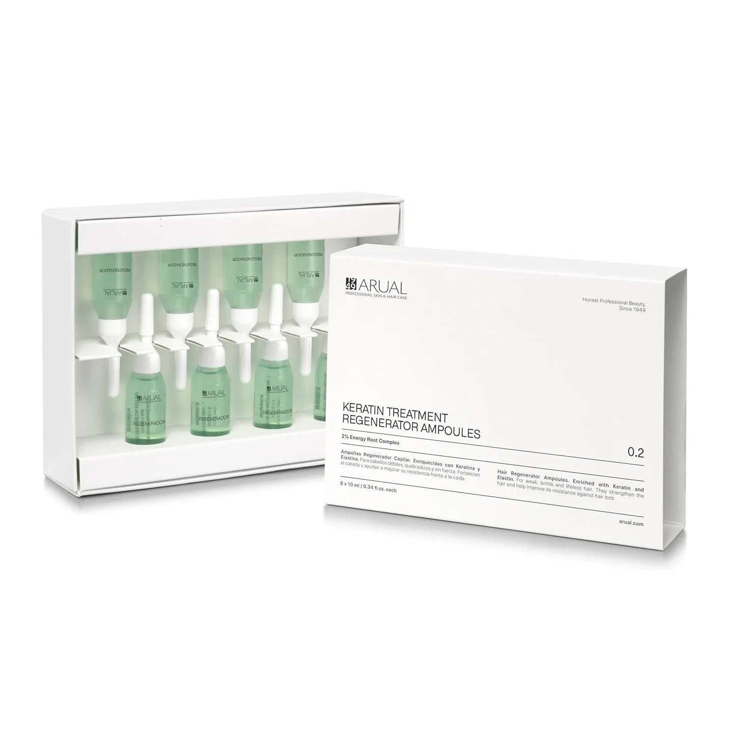 Ампулы для кератинового лечения Arual Keratin, 1 мл Arual