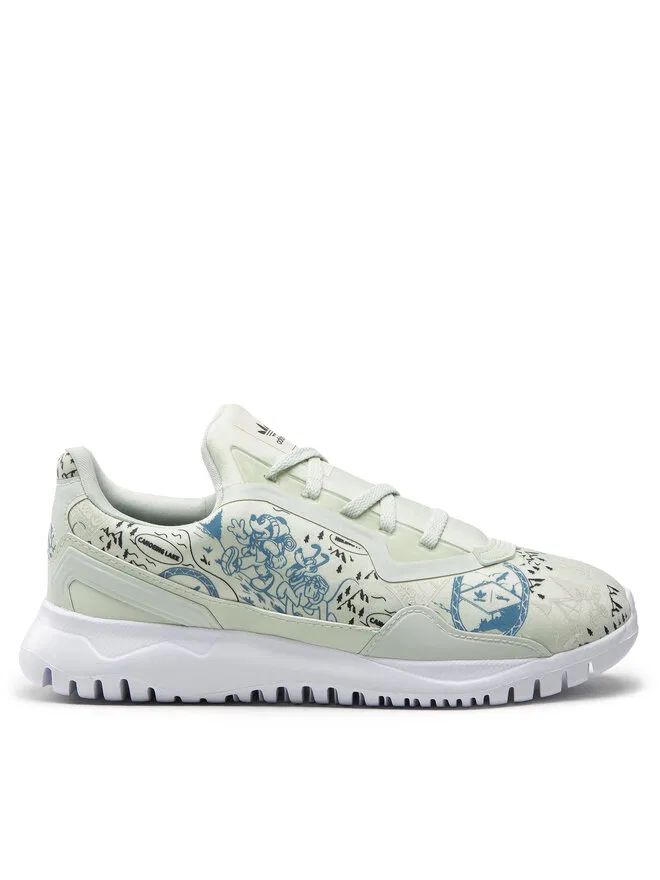 Кроссовки Originals Flex J GX9245 зеленые adidas