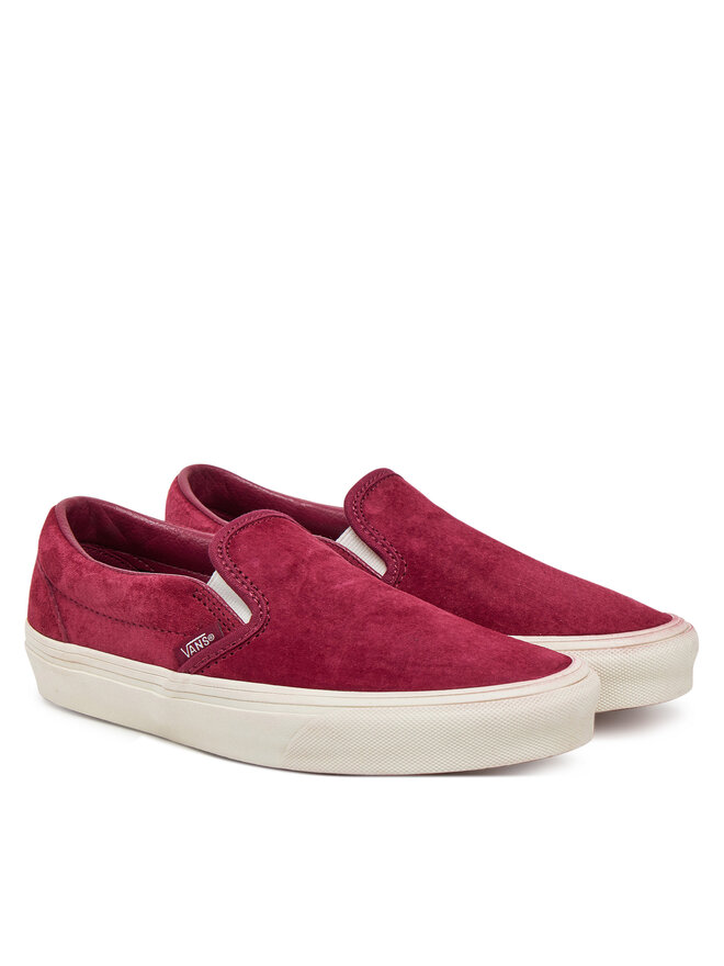Кроссовки Classic Slip-On VN000D6YZCF1 Vans, красный — фото 2