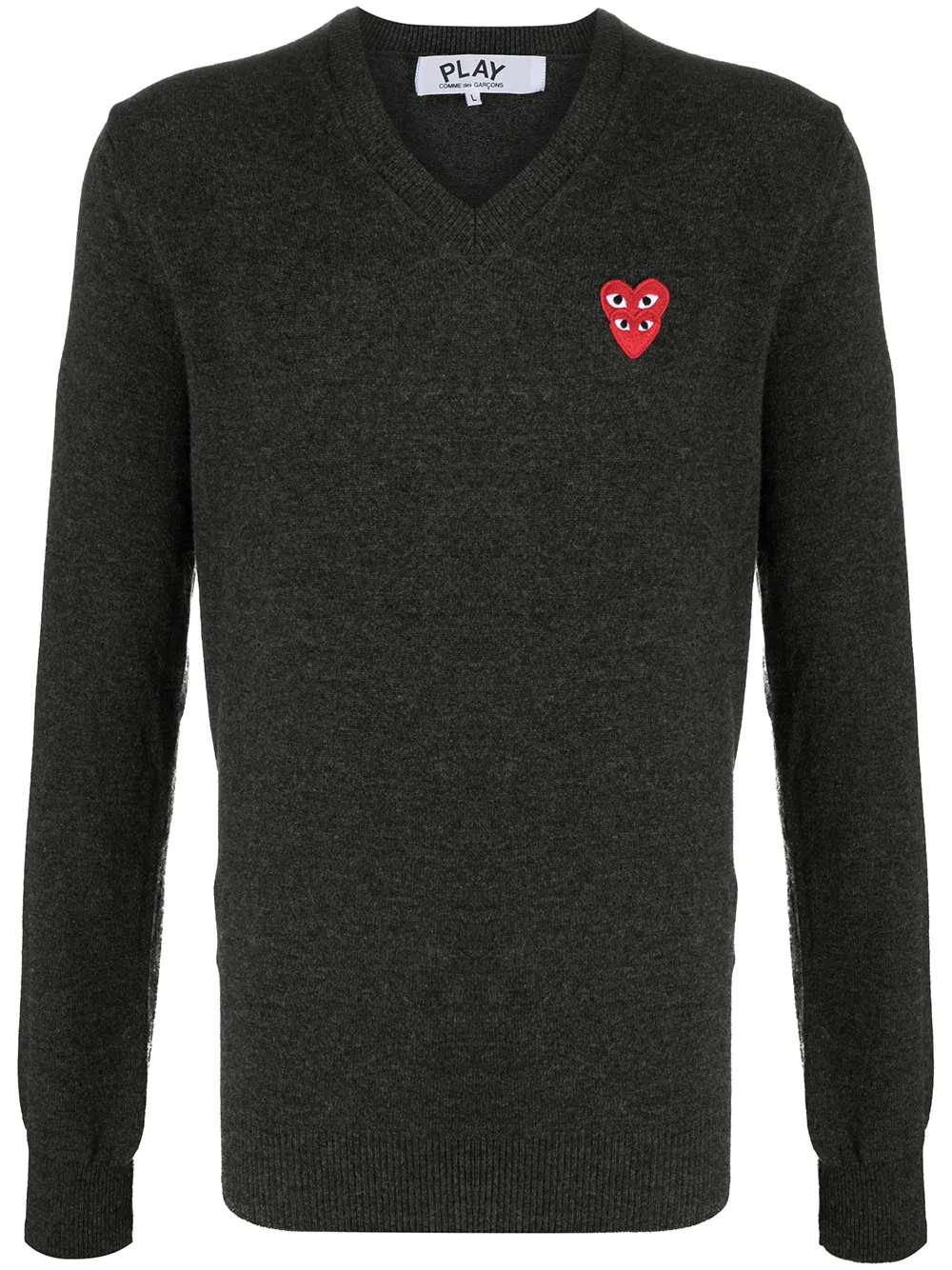 

Джемпер с нашивкой Comme Des Garçons Play, серый