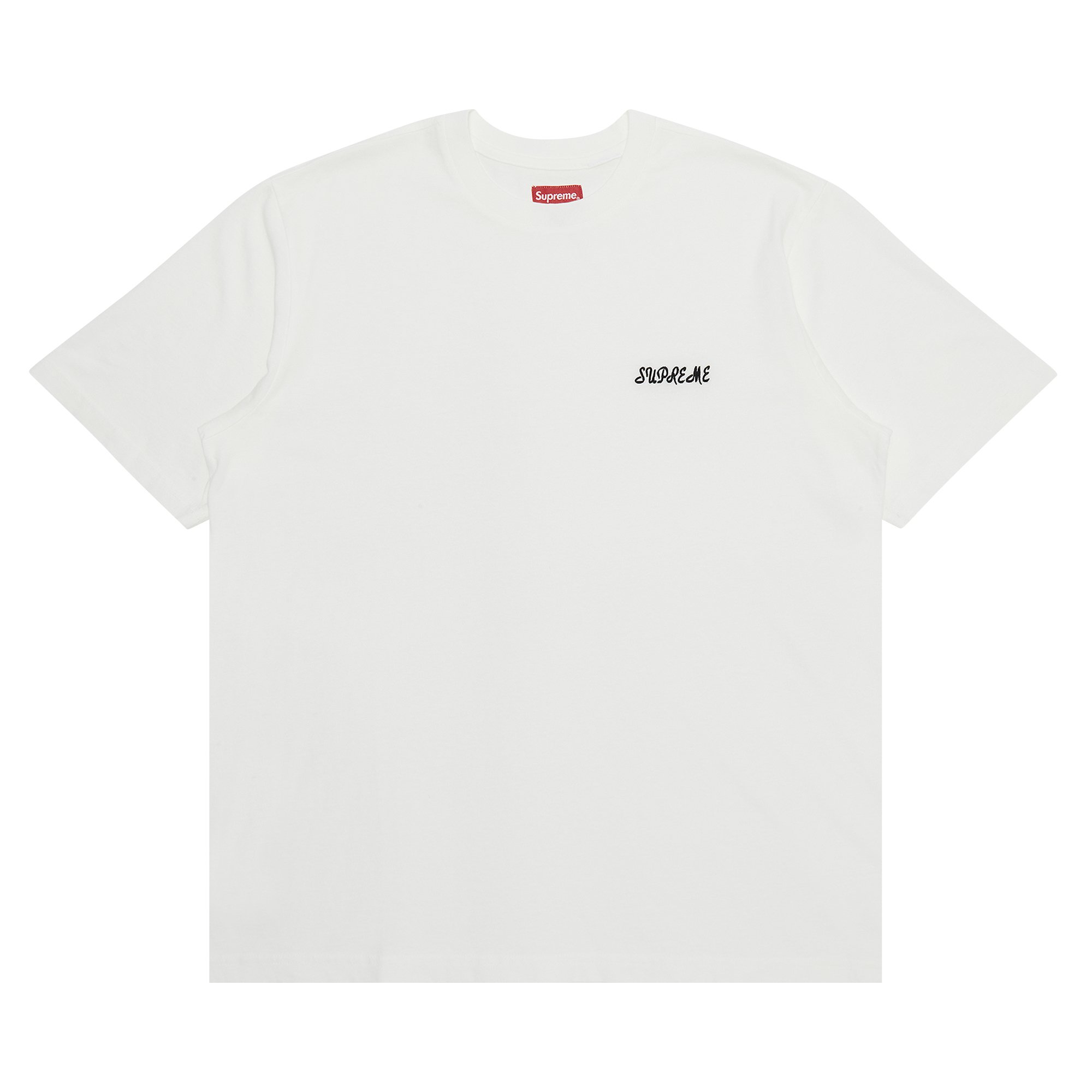 

Топ с короткими рукавами Supreme Washed Script, цвет Белый