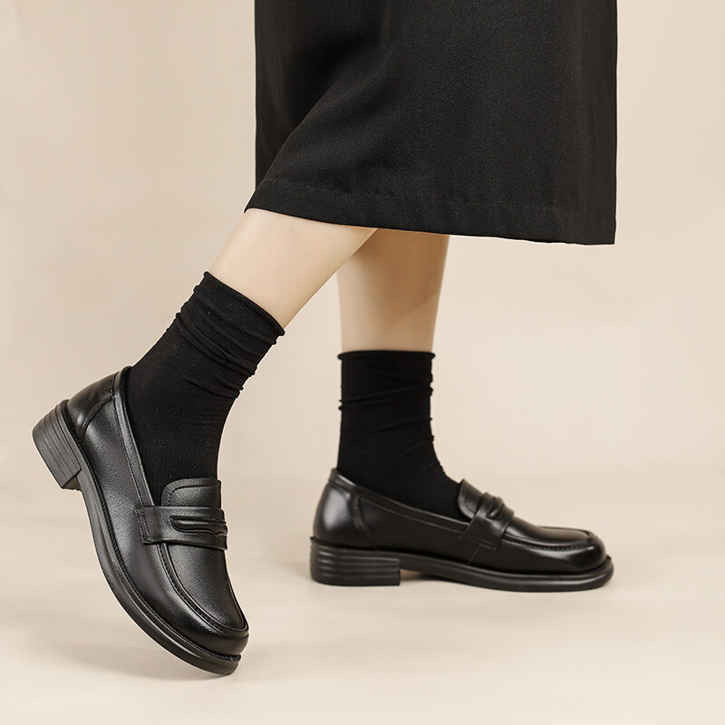 Туфли женские повседневные Women's Casual Shoes Women's Black Captain Illy — фото 4