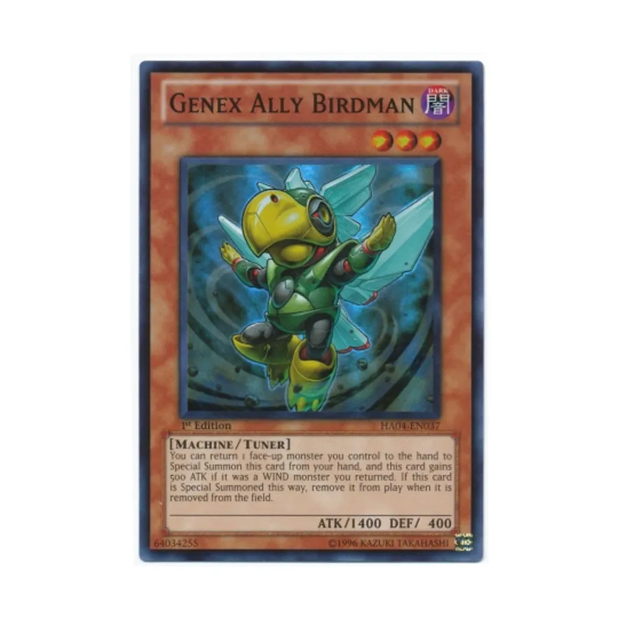 

CCG Genex Ally Birdman (Супер Редкий), Yu-Gi-Oh - Hidden Arsenal 4 - Singles