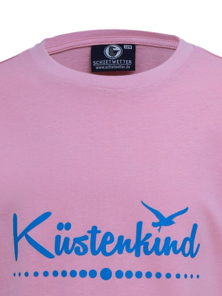 Футболка SCHIETWETTER Küstenkind, Rundhals, цвет pink-azuro — фото 3