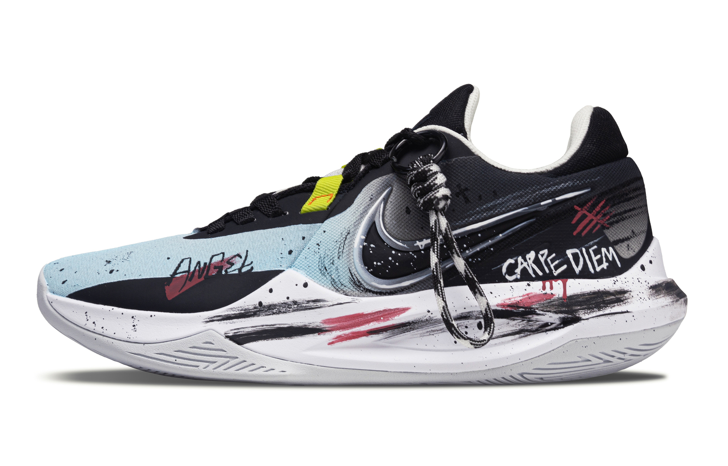 

Nike Точность 6 lucifer's claw амортизация, износостойкие низкие баскетбольные кроссовки мужские black