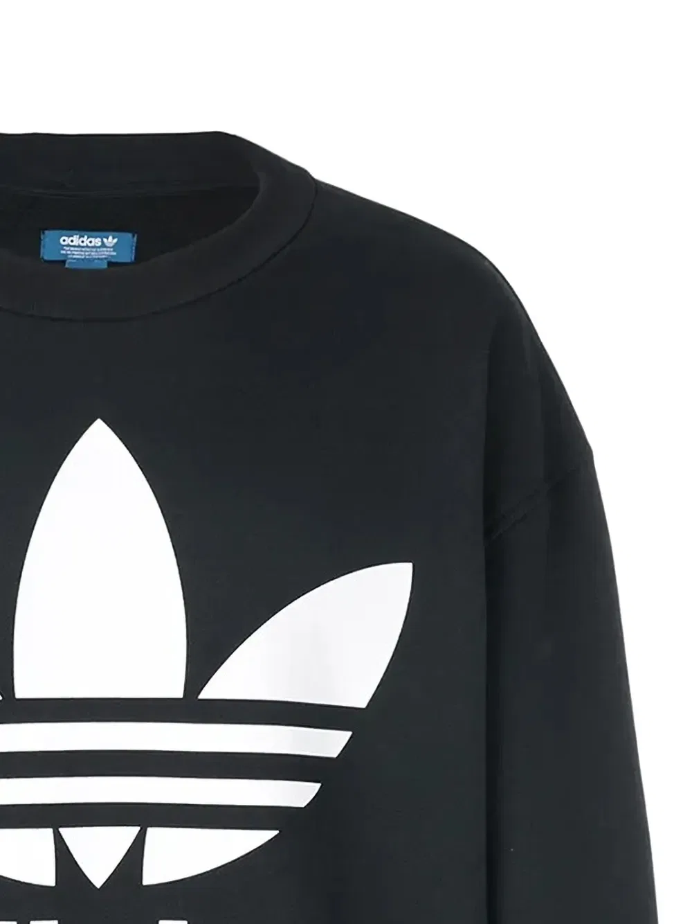 Свитер с логотипом Adidas Originals, черный — фото 2